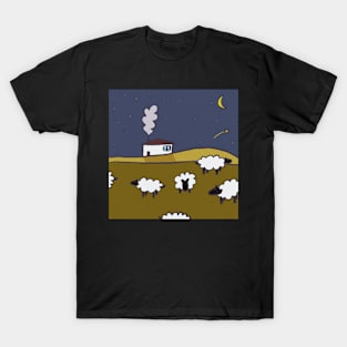 sleepy sheep field T-Shirt